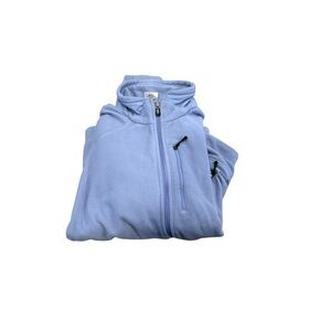 Patagonia Light Blue Full-Zip Fleece Hoodie